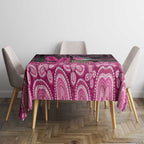 Australia Indigenous Tablecloth Breast Cancer Pink Robin Bottlebrush Aboriginal Art - Aussie Hoodie