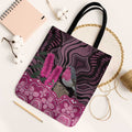 Australia Indigenous Tote Bag Breast Cancer Pink Robin Bottlebrush Aboriginal Art - Aussie Hoodie