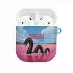 Personalised Bumbunga Lake Australia AirPods Case Pink Salt Lake Loch-eel Monster