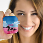 Personalised Bumbunga Lake Australia AirPods Case Pink Salt Lake Loch-eel Monster