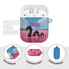 Personalised Bumbunga Lake Australia AirPods Case Pink Salt Lake Loch-eel Monster