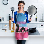 Personalised Bumbunga Lake Australia Apron Pink Salt Lake Loch-eel Monster