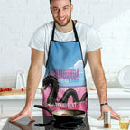 Personalised Bumbunga Lake Australia Apron Pink Salt Lake Loch-eel Monster