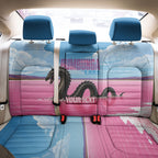 Personalised Bumbunga Lake Australia Back Car Seat Cover Pink Salt Lake Loch-eel Monster