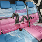Personalised Bumbunga Lake Australia Back Car Seat Cover Pink Salt Lake Loch-eel Monster
