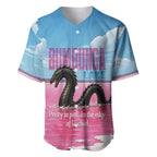 Personalised Bumbunga Lake Australia Baseball Jersey Pink Salt Lake Loch-eel Monster