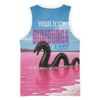 Personalised Bumbunga Lake Australia Basketball Jersey Pink Salt Lake Loch-eel Monster