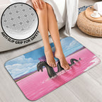 Personalised Bumbunga Lake Australia Bathroom Set Pink Salt Lake Loch-eel Monster