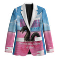Personalised Bumbunga Lake Australia Blazer Pink Salt Lake Loch-eel Monster
