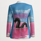 Personalised Bumbunga Lake Australia Blazer Pink Salt Lake Loch-eel Monster
