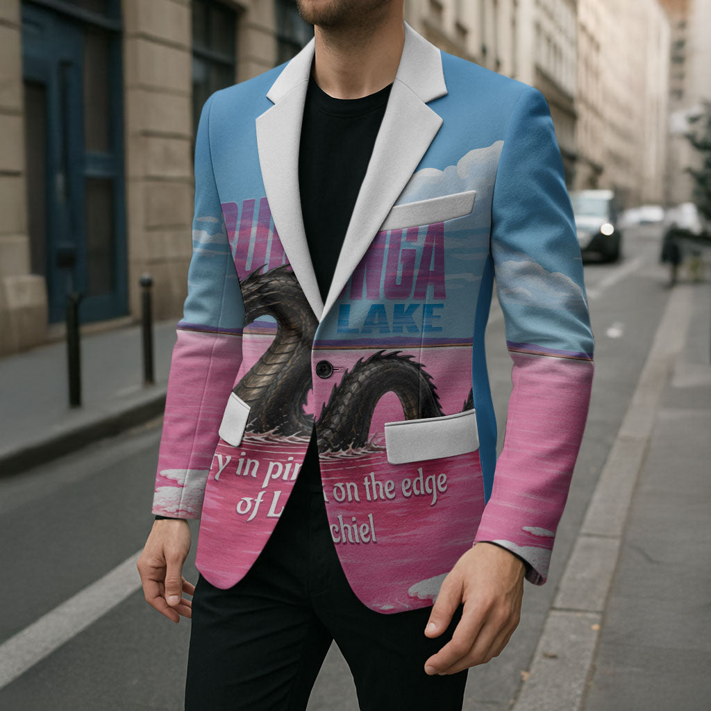 Personalised Bumbunga Lake Australia Blazer Pink Salt Lake Loch-eel Monster