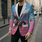 Personalised Bumbunga Lake Australia Blazer Pink Salt Lake Loch-eel Monster