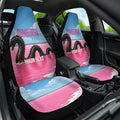Personalised Bumbunga Lake Australia Car Seat Cover Pink Salt Lake Loch-eel Monster