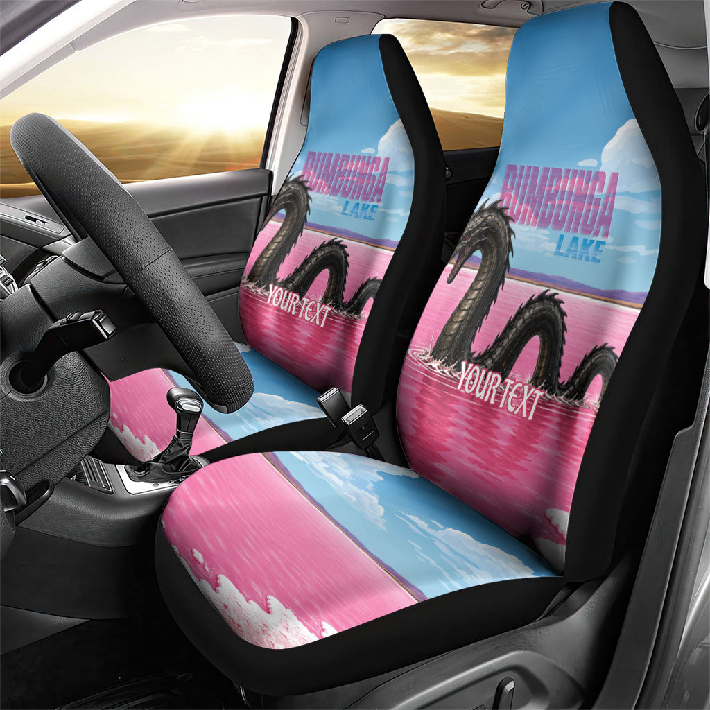 Personalised Bumbunga Lake Australia Car Seat Cover Pink Salt Lake Loch-eel Monster