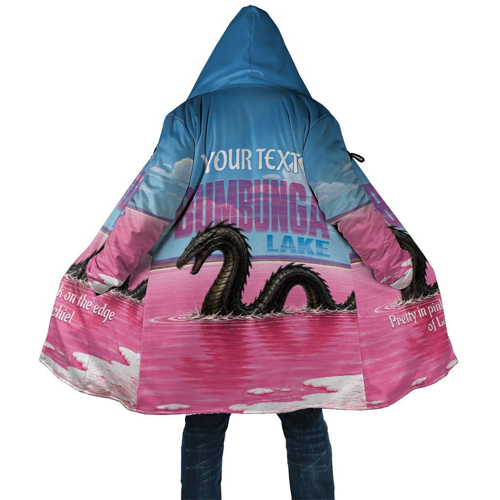 Personalised Bumbunga Lake Australia Cloak Pink Salt Lake Loch-eel Monster