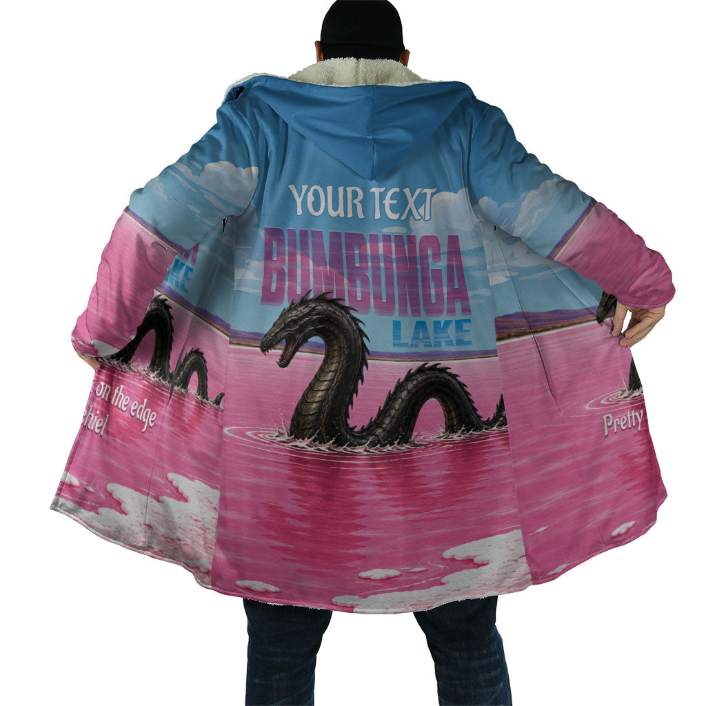 Personalised Bumbunga Lake Australia Cloak Pink Salt Lake Loch-eel Monster