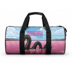 Personalised Bumbunga Lake Australia Duffle Bag Pink Salt Lake Loch-eel Monster