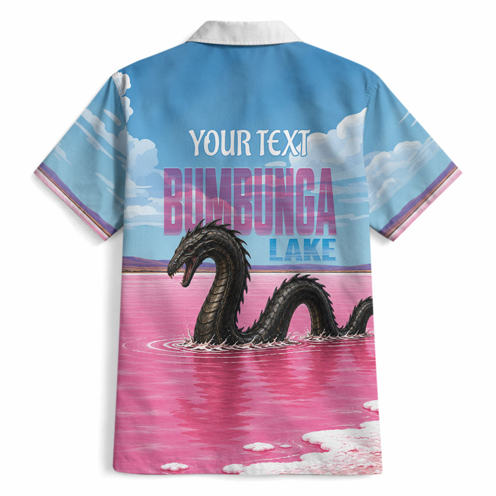 Personalised Bumbunga Lake Australia Hawaiian Shirt Pink Salt Lake Loch-eel Monster
