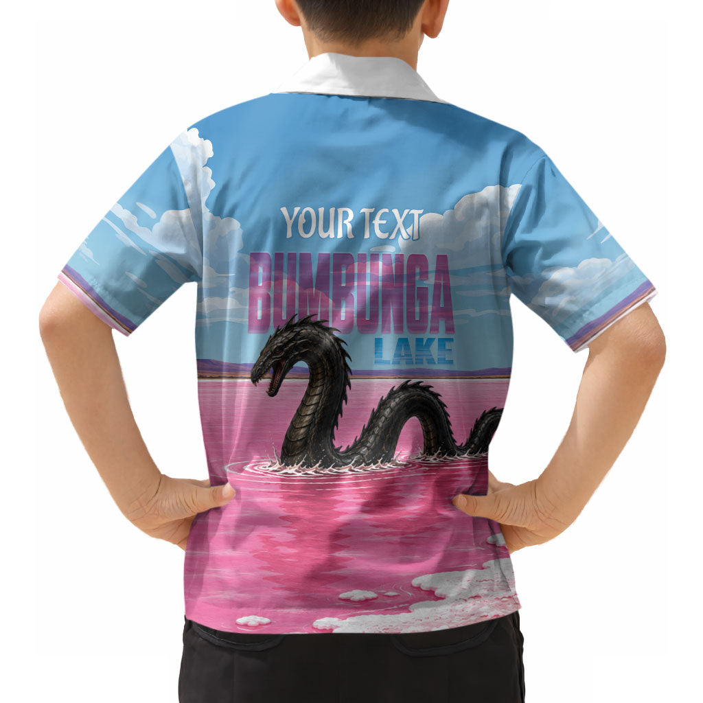 Personalised Bumbunga Lake Australia Hawaiian Shirt Pink Salt Lake Loch-eel Monster