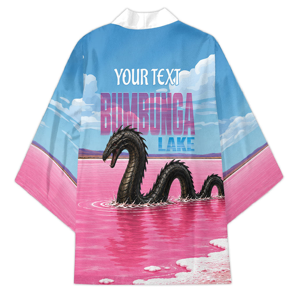 Personalised Bumbunga Lake Australia Kimono Pink Salt Lake Loch-eel Monster