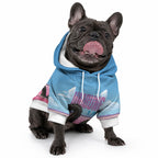 Personalised Bumbunga Lake Australia Pet Hoodie Pink Salt Lake Loch-eel Monster