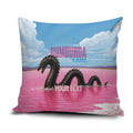 Personalised Bumbunga Lake Australia Pillow Cover Pink Salt Lake Loch-eel Monster
