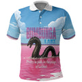 Personalised Bumbunga Lake Australia Polo Shirt Pink Salt Lake Loch-eel Monster