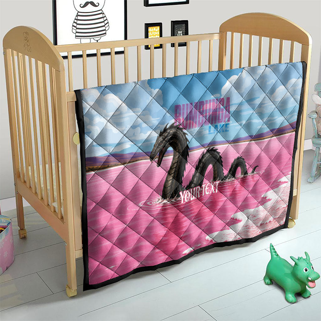 Personalised Bumbunga Lake Australia Quilt Pink Salt Lake Loch-eel Monster