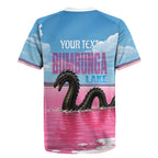Personalised Bumbunga Lake Australia Rugby Jersey Pink Salt Lake Loch-eel Monster