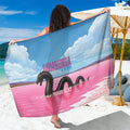 Personalised Bumbunga Lake Australia Sarong Pink Salt Lake Loch-eel Monster