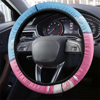 Bumbunga Lake Australia Steering Wheel Cover Pink Salt Lake Loch-eel Monster