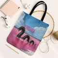 Personalised Bumbunga Lake Australia Tote Bag Pink Salt Lake Loch-eel Monster