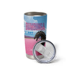 Personalised Bumbunga Lake Australia Tumbler Cup Pink Salt Lake Loch-eel Monster