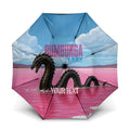 Personalised Bumbunga Lake Australia Umbrella Pink Salt Lake Loch-eel Monster