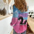 Personalised Bumbunga Lake Australia Women Casual Shirt Pink Salt Lake Loch-eel Monster