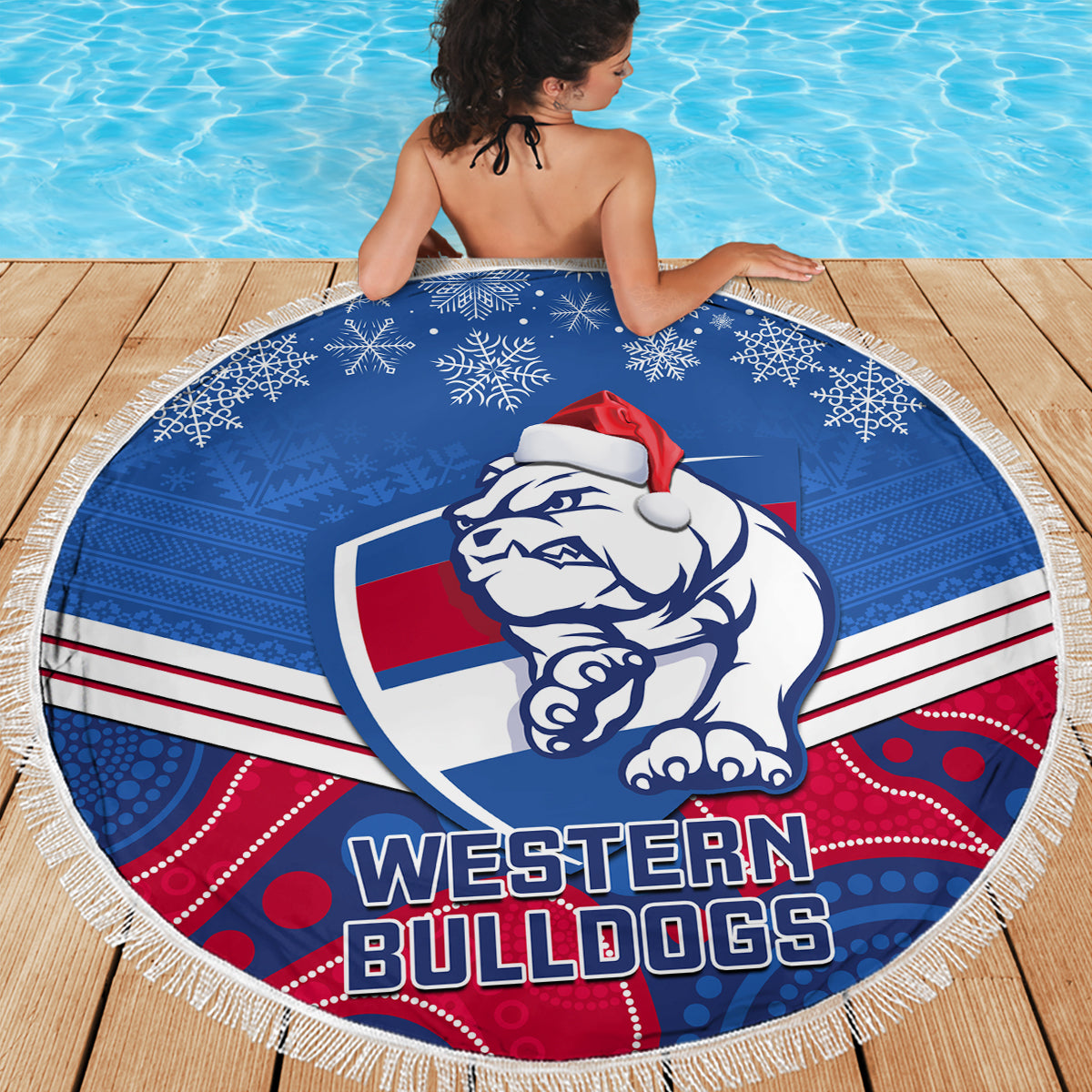custom-bulldogs-football-christmas-beach-blanket-merry-xmas-2023-mix-aboriginal-art