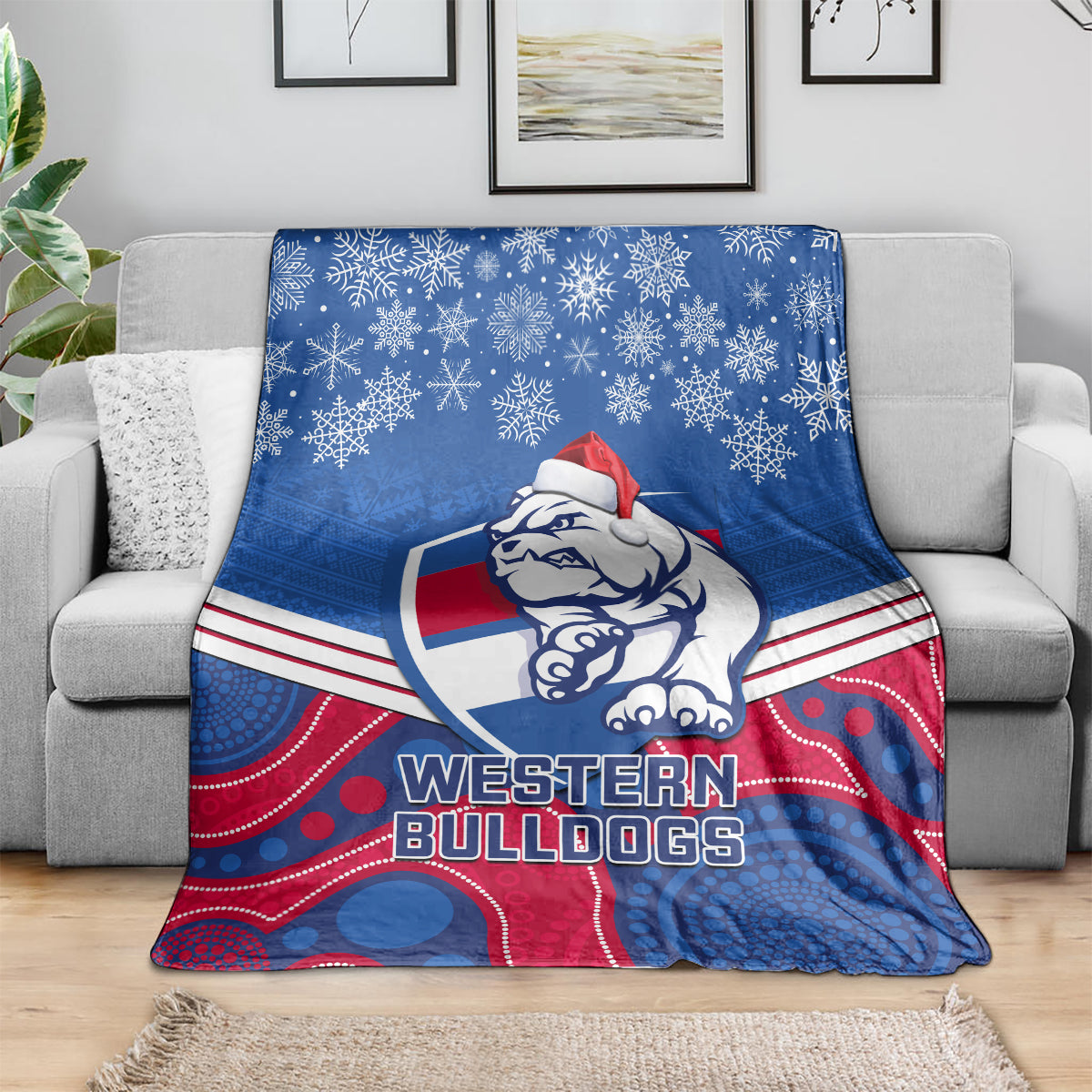 custom-bulldogs-football-christmas-blanket-merry-xmas-2023-mix-aboriginal-art