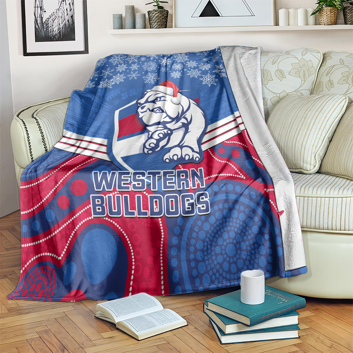 custom-bulldogs-football-christmas-blanket-merry-xmas-2023-mix-aboriginal-art