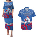 custom-bulldogs-football-christmas-couples-matching-puletasi-dress-and-hawaiian-shirt-merry-xmas-2023-mix-aboriginal-art