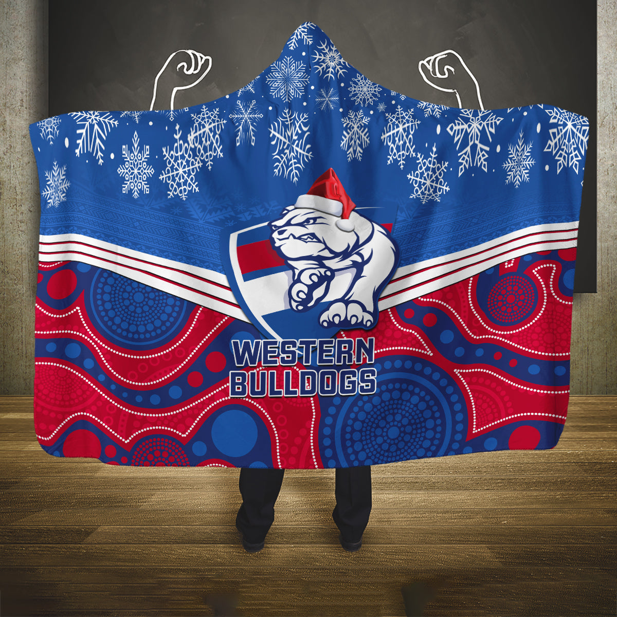 custom-bulldogs-football-christmas-hooded-blanket-merry-xmas-2023-mix-aboriginal-art