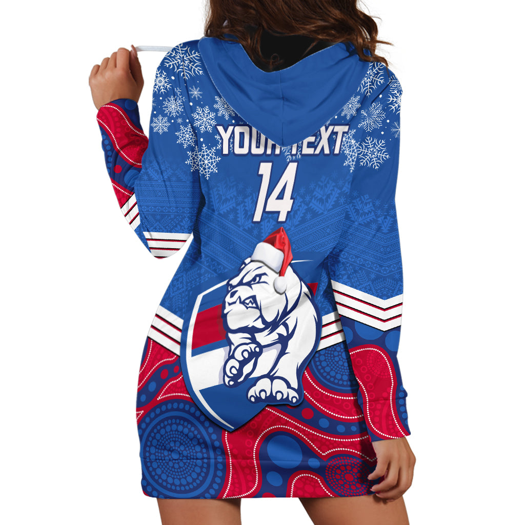 custom-bulldogs-football-christmas-hoodie-dress-merry-xmas-2023-mix-aboriginal-art