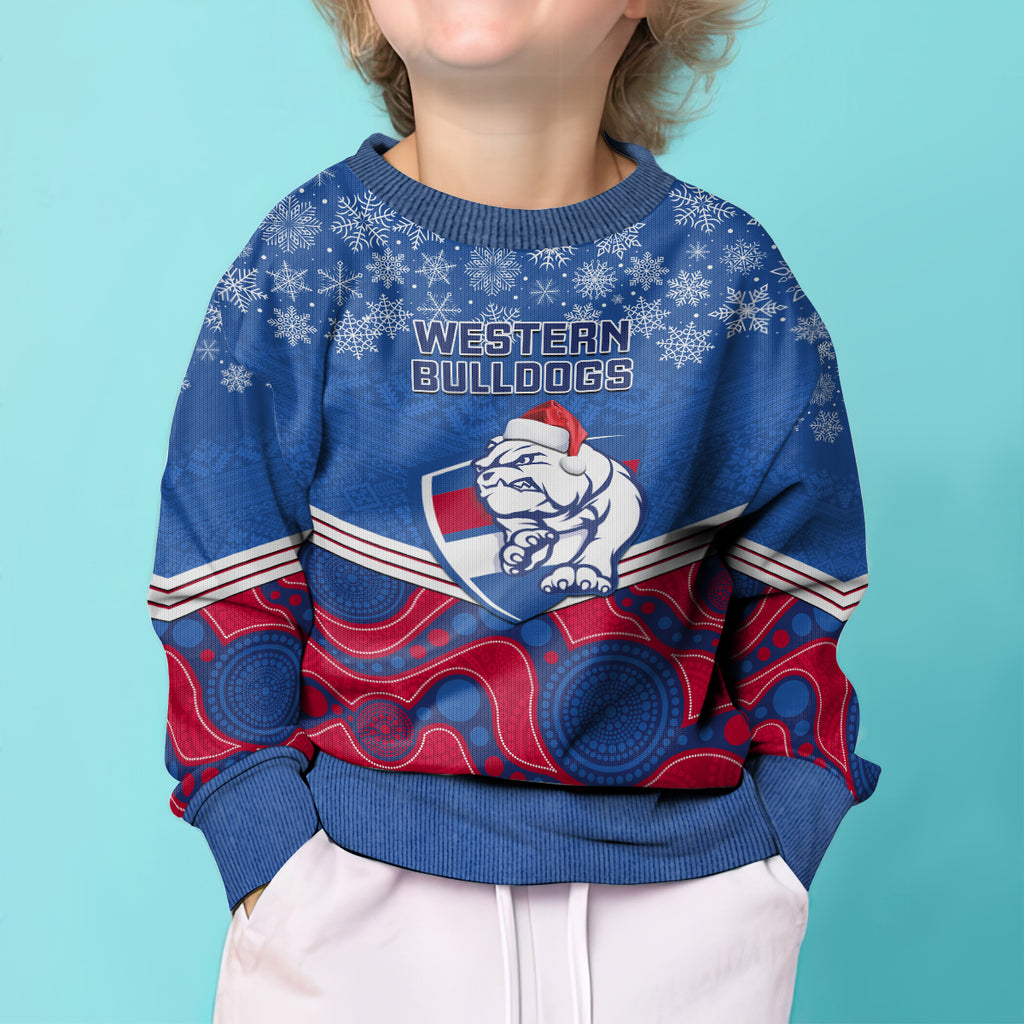 custom-bulldogs-football-christmas-kid-ugly-christmas-sweater-merry-xmas-2023-mix-aboriginal-art