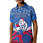 custom-bulldogs-football-christmas-kid-polo-shirt-merry-xmas-2023-mix-aboriginal-art