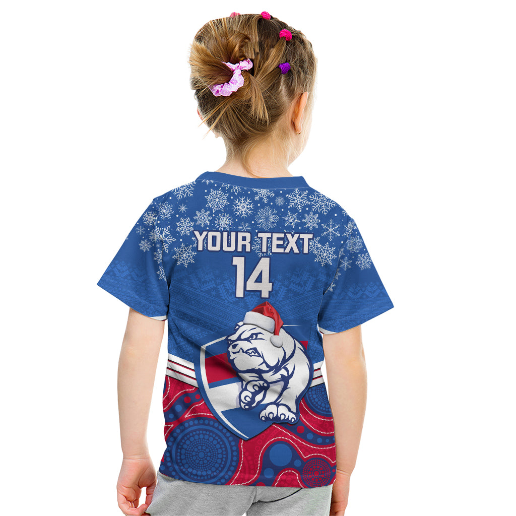 custom-bulldogs-football-christmas-kid-t-shirt-merry-xmas-2023-mix-aboriginal-art