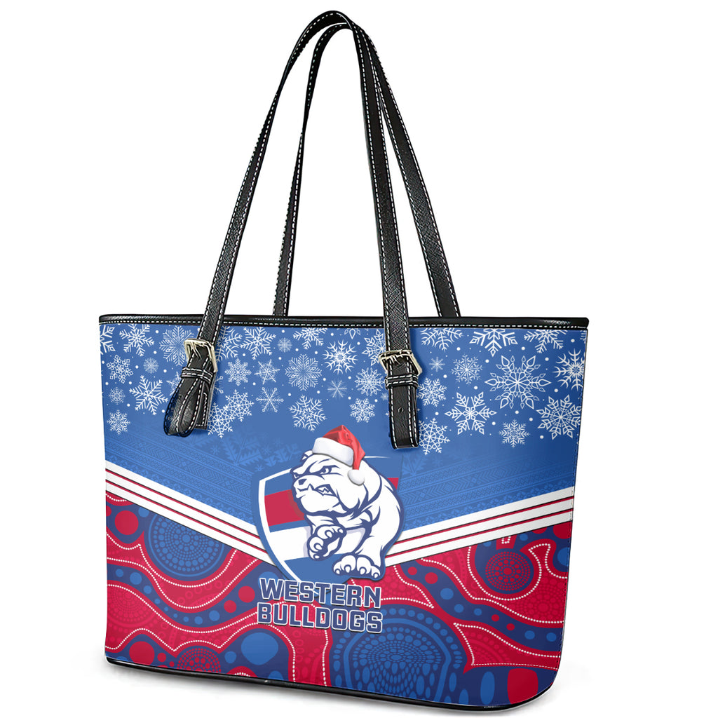 custom-bulldogs-football-christmas-leather-tote-bag-merry-xmas-2023-mix-aboriginal-art
