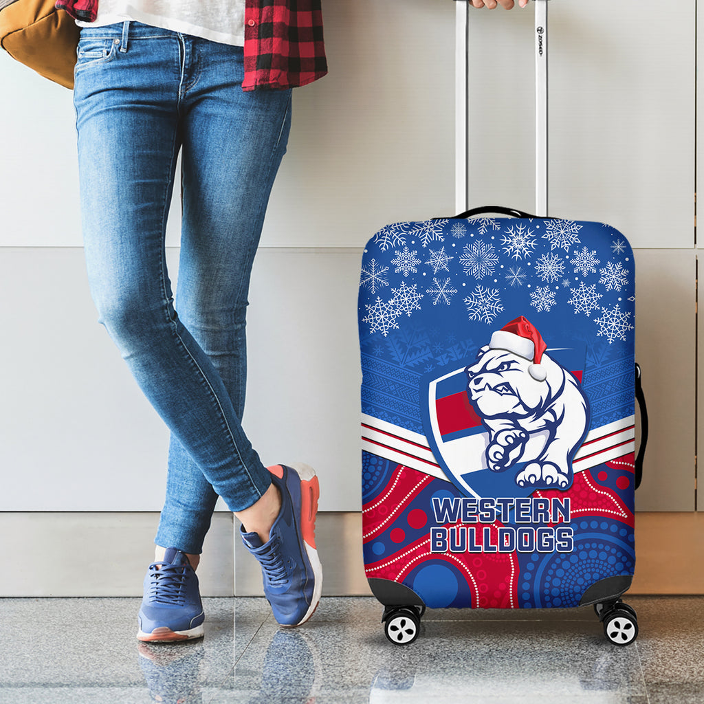 custom-bulldogs-football-christmas-luggage-cover-merry-xmas-2023-mix-aboriginal-art