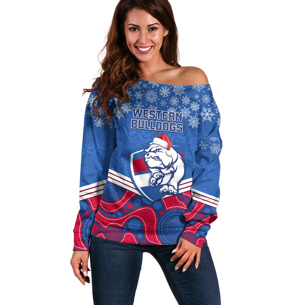 custom-bulldogs-football-christmas-off-shoulder-sweater-merry-xmas-2023-mix-aboriginal-art
