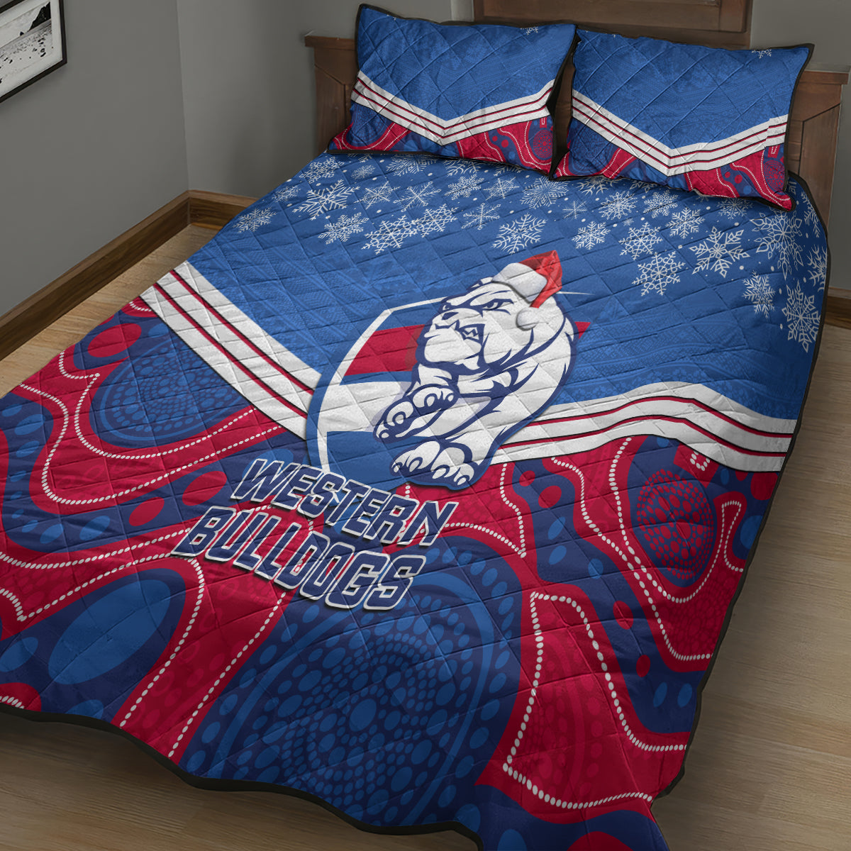 custom-bulldogs-football-christmas-quilt-bed-set-merry-xmas-2023-mix-aboriginal-art