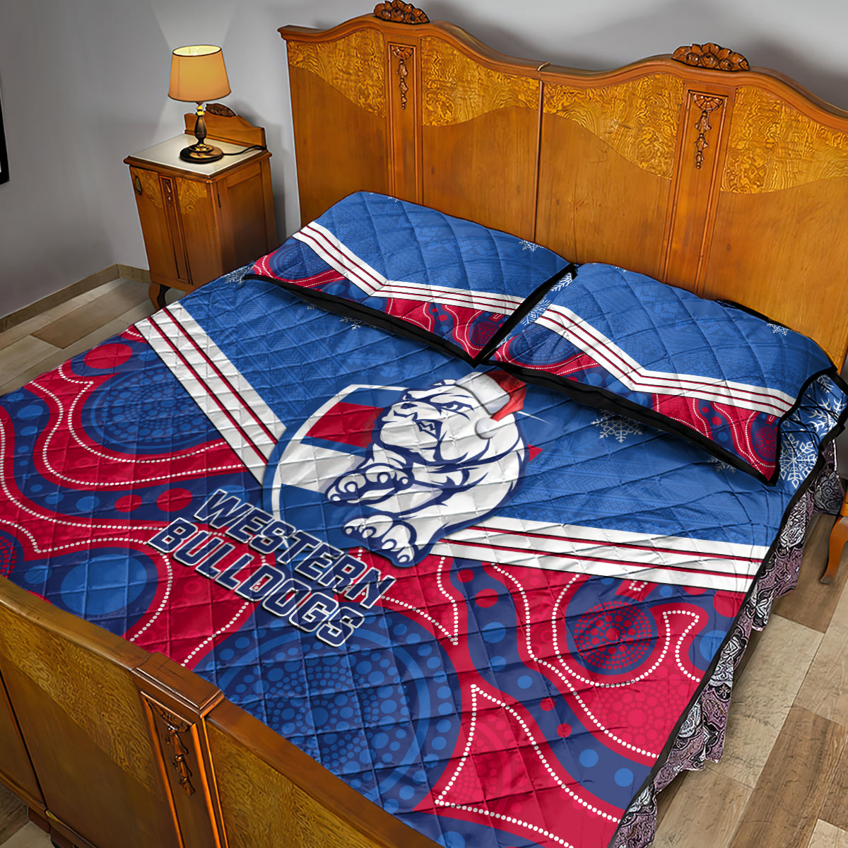 custom-bulldogs-football-christmas-quilt-bed-set-merry-xmas-2023-mix-aboriginal-art