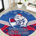 custom-bulldogs-football-christmas-round-carpet-merry-xmas-2023-mix-aboriginal-art